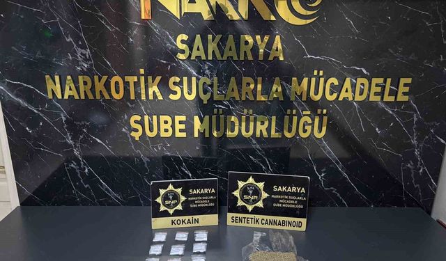 Sakarya'da uyuşturucu taciri polise yakalandı