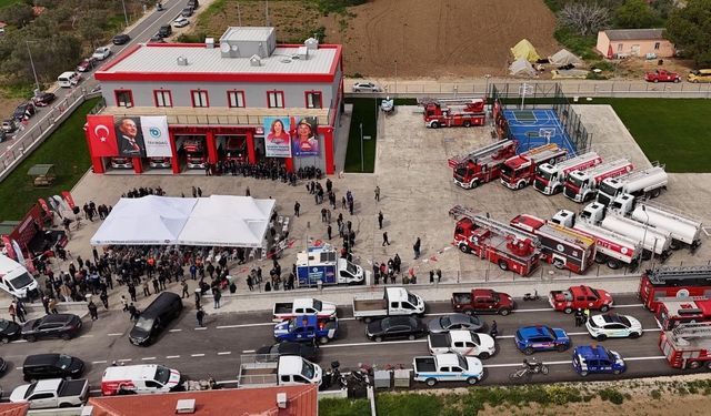 Şarköy'de modern itfaiye istasyonu hizmete açıldı