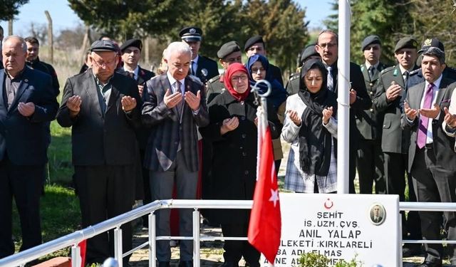 Şehit Anıl Yalap, şehadetinin 8. yılında dualarla anıldı