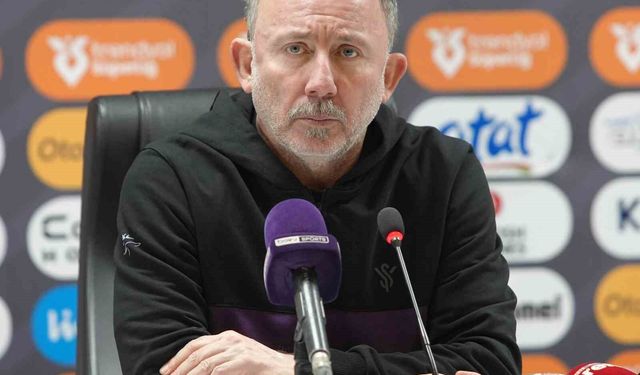 Sergen Yalçın: 'Mağlubiyetle ayrıldığımız için üzgünüz'