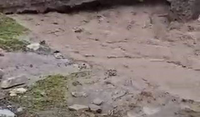 Siirt'te faciadan dönüldü: Sel suları bir evi yuttu