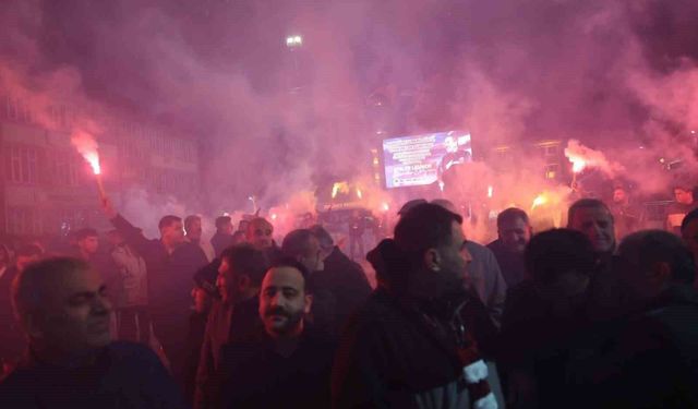 Sungurlu'da şampiyonluk sevinci meydana taştı