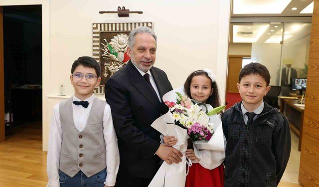 Talas'ta küçük başkan büyük mesajlar verdi