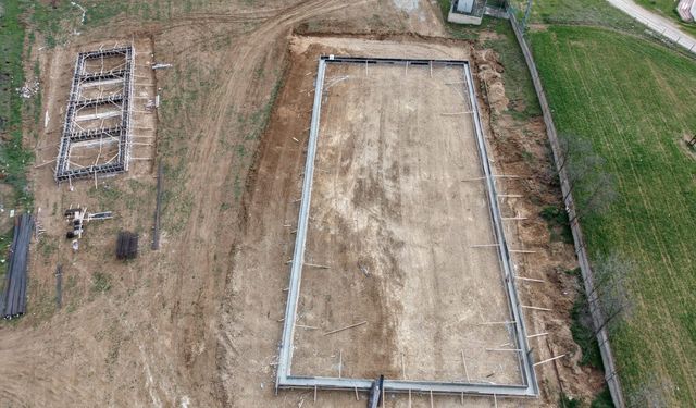 Taşköprü Belediyesi'nin inşa ettiği atlı turizm merkezi yükseliyor