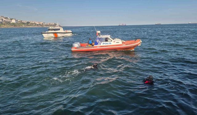 Tekirdağ'da denizde temizlik
