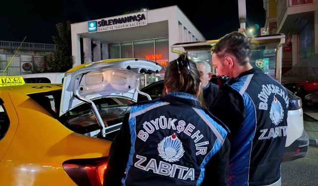 Tekirdağ'da T plakalı ticari araçlara sıkı denetim: 35 araç kontrol edildi, 50 bin lira ceza yazıldı