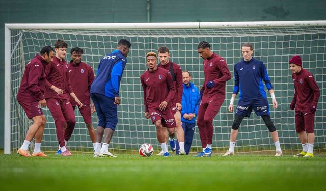 Trabzonspor, Samsunspor maçının hazırlıklarını tamamladı