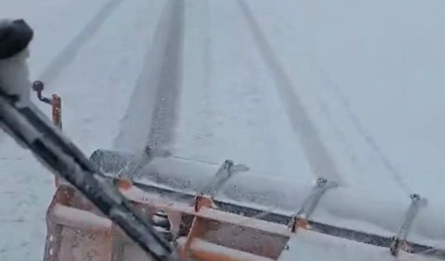 Tunceli'nin ilçelerinde kar etkili oldu