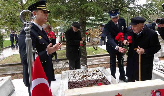 Yozgat Şehitliği'nde Türk Polis Teşkilatı kuruluş yıl dönümü duygusal anlarla kutlandı