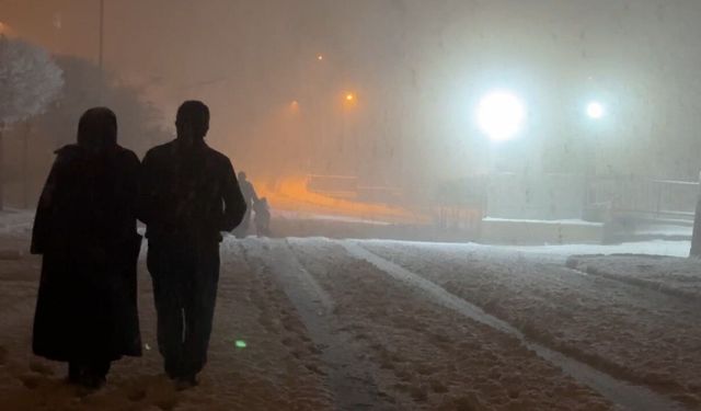 Yüksekova'da nisan karı: İlçe yeniden beyaza büründü, kartpostallık görüntüler ortaya çıktı