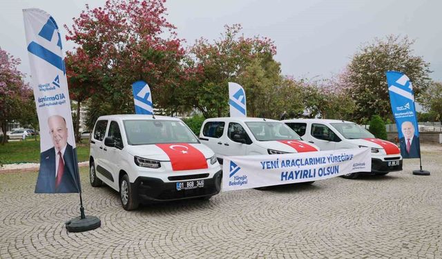 Yüreğir Belediyesi, filosuna 3 yeni araç ekledi