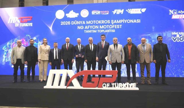 9. MXGP Dünya Motokros Şampiyonası ve NG Afyon MotoFest'in tanıtım toplantısı yapıldı