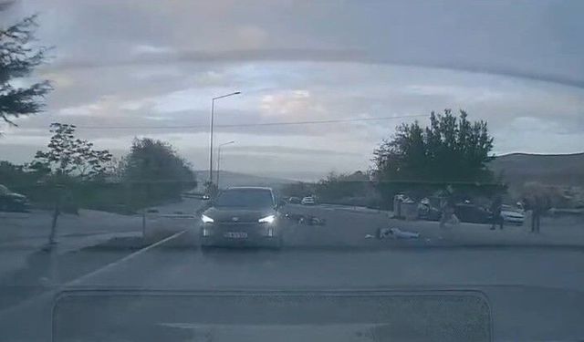 Aracın altında kalmaktan şans eseri kurtuldu
