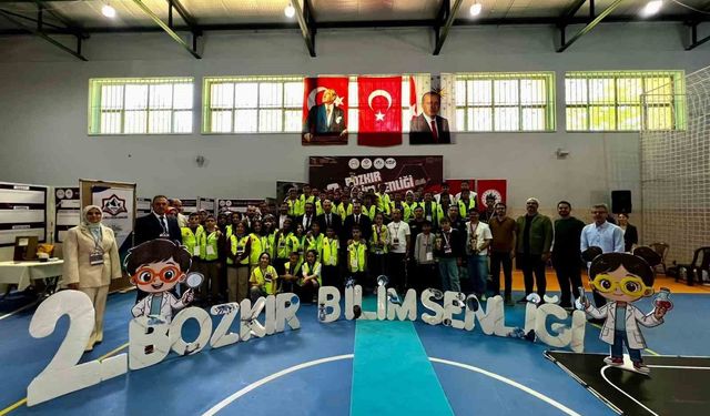 Bozkır'da 2. Bilim Şenliği coşkuyla tamamlandı