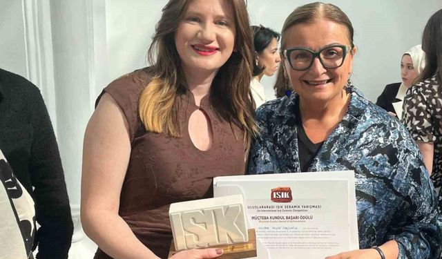 BŞEÜ öğrencisine uluslararası seramik yarışmasında ödül