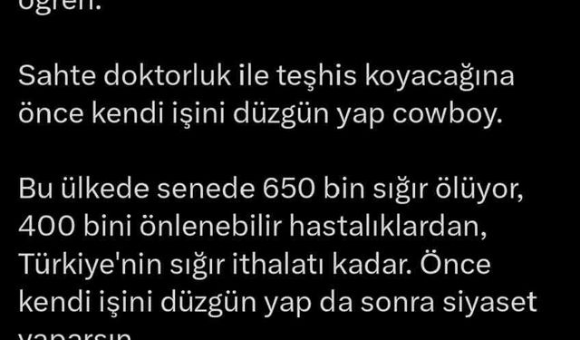 CHP'li vekil Adıgüzel'den Sencer Solakoğlu'na: 'Sahte doktorluk ile teşhis koyacağına önce işini yap, sonra siyaset yaparsın'