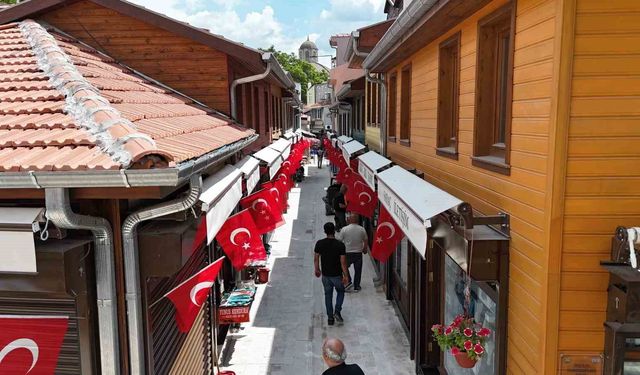 Edirne'de 'Dar Çarşı'ya tarihi dokunuş: 52 dükkan yenilendi