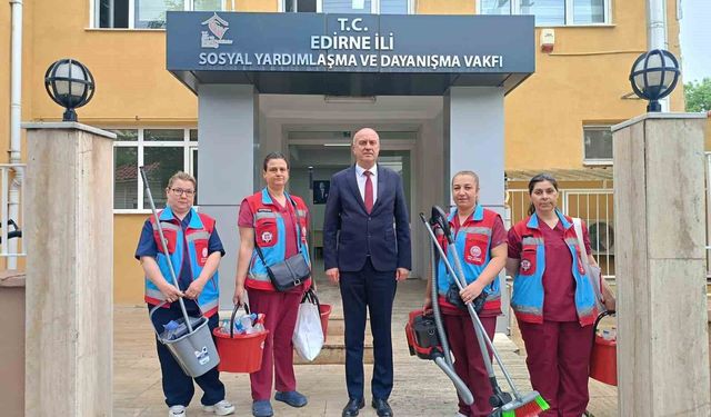 Edirne'de vefa hizmetleri yüzleri güldürüyor, gönülleri ısıtıyor
