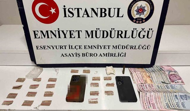 Esenyurt'ta, boş binada uyuşturucu ticareti yapan şahıslar yakalandı