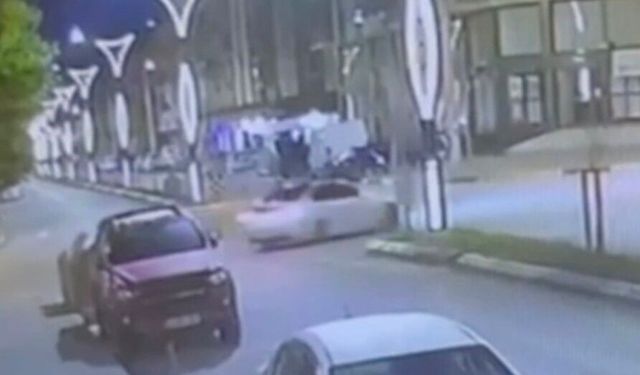 Kavşakta drift şovu pahalıya patladı