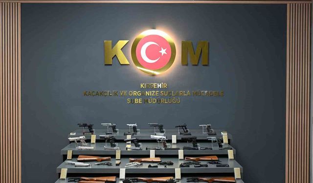 Kırşehir'de kaçak silah operasyonu: 1 gözaltı