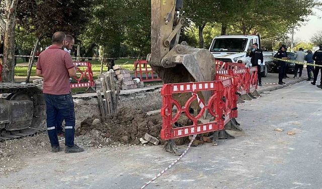 Konya'da işçilerin çalıştığı alanda göçük: 2 yaralı