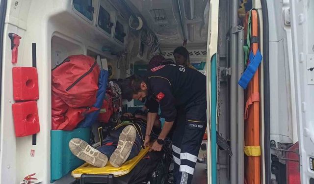 Konya'da otomobil ile motosiklet çarpıştı: 1 yaralı