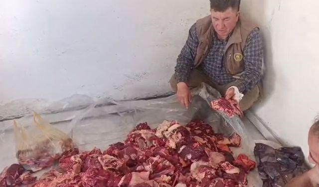 Köyde asırlık bayram geleneği