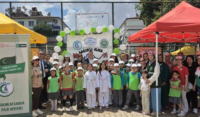 Ödemiş'te mahalleyi buluşturan sağlık festivali