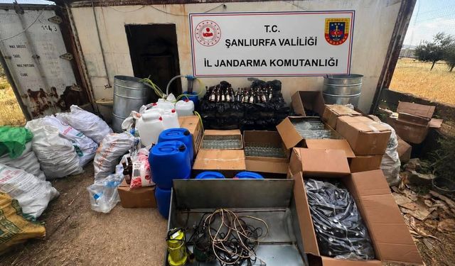 Sahte alkol üretim deposuna operasyon: 1 gözaltı