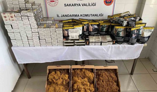 Sakarya'da on binlerce makaron ele geçirildi