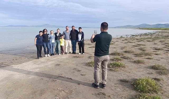 Seyfe Gölü bayramda ziyaretçi akınına uğradı