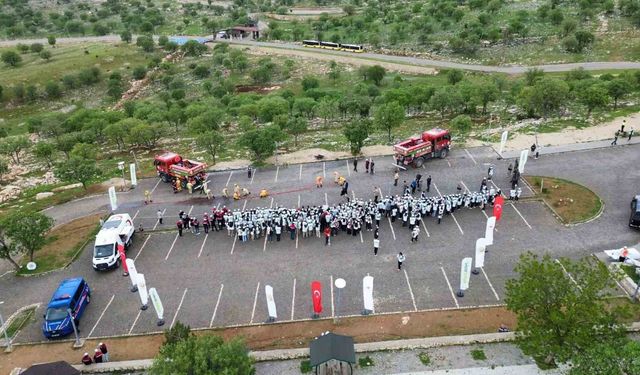 Siirt'te çevre temizliği ve yangın tatbikatı