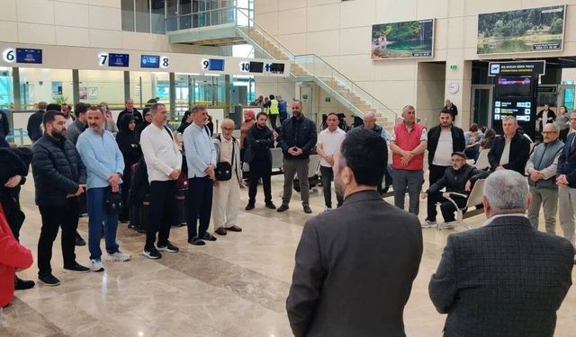 Sinoplu hacı adayları dualarla kutsal topraklara uğurlandı