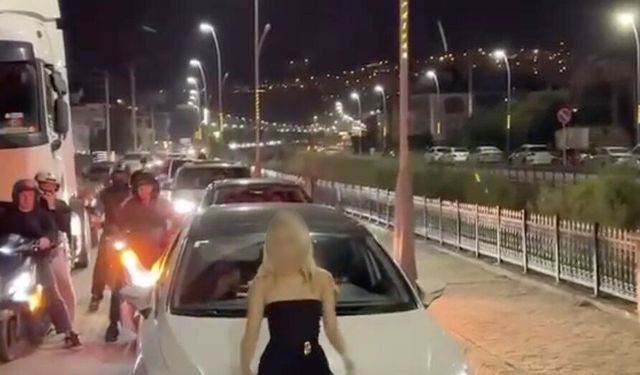Trafikte dans pahalıya patladı: Aynı videoyu 'Bedel ödendi' notuyla yeniden paylaştı