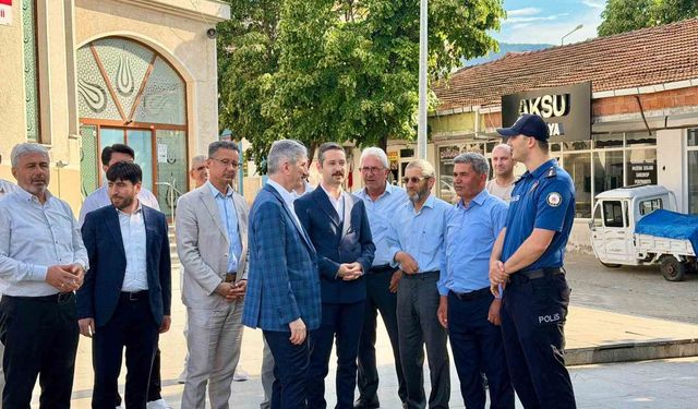 Yenice'de bayramlaşmaya Anayasa Mahkemesi Üyesi İnce katıldı