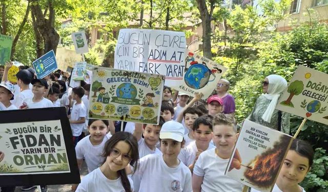 5 Haziran Dünya Çevre Günü kapsamında yürüyüş düzenlendi
