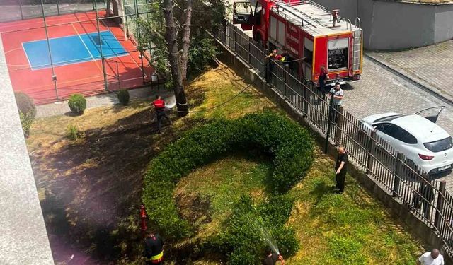 Alaplı'da öğrenci yurdunda yangın paniği