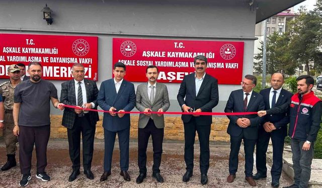 Aşkale'de aşevi hizmete açıldı: Günde 70 aileye sıcak yemek ulaştırılacak