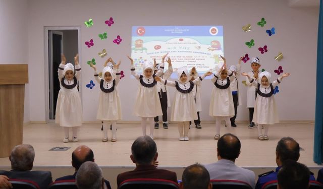 Aydıntepe'de 4-6 Yaş Kur'an kursu kapanış programı düzenlendi