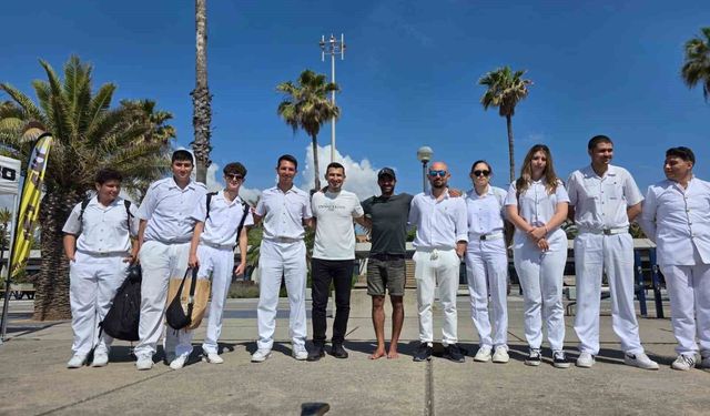 Ayvalıklı deniz öğrencileri Avrupa'da staj yaptı