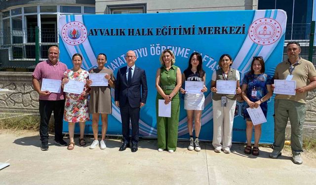 Ayvalık'ta emek ve azmin buluştuğu AHEM sergisine yoğun ilgi