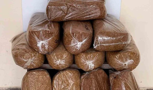 Bafra'da 60 kilo kaçak tütün ele geçirildi