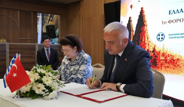 Bakan Ersoy: 'Kültür varlığı kaçakçılığıyla mücadele, Türkiye ve Yunanistan'ın somut iş birliği geliştirdiği önemli alanlardan biridir'