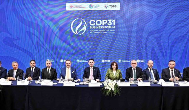 Bakan Kurum: 'COP31'e iş dünyamızın mührünü vurmak için kolları sıvıyoruz'
