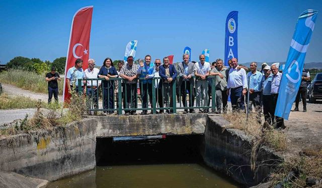 Başkan Akın'dan Pamukçu-Aslıhantepecik Ovasına can suyu