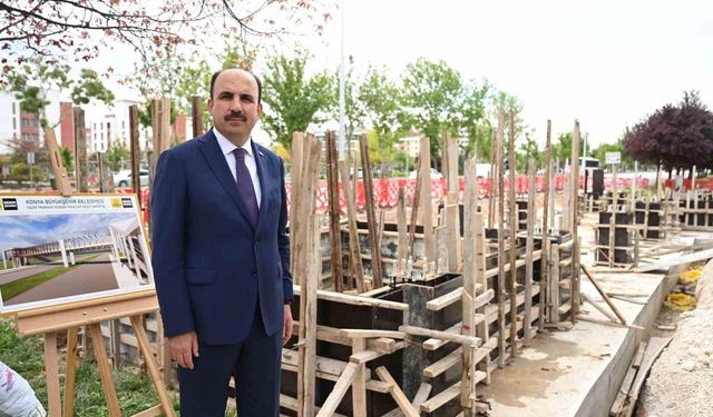 Başkan Altay: '150 milyon lira maliyetle yayalar ve bisiklet kullanıcıları için 2 yeni üst geçit yapıyoruz'