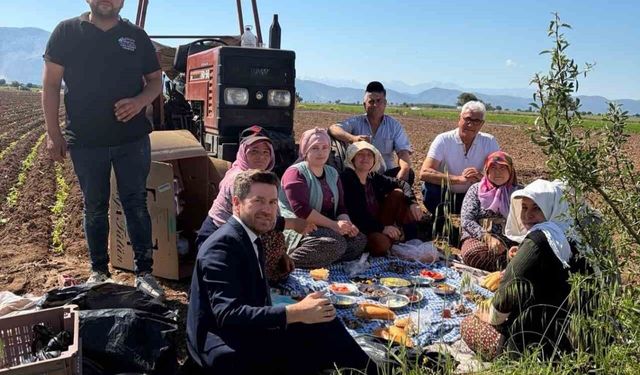 Başkan Tatık'tan tütün emekçilerine sabah ziyareti