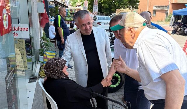 Başkan Yıldırım vatandaş ve esnafla buluştu