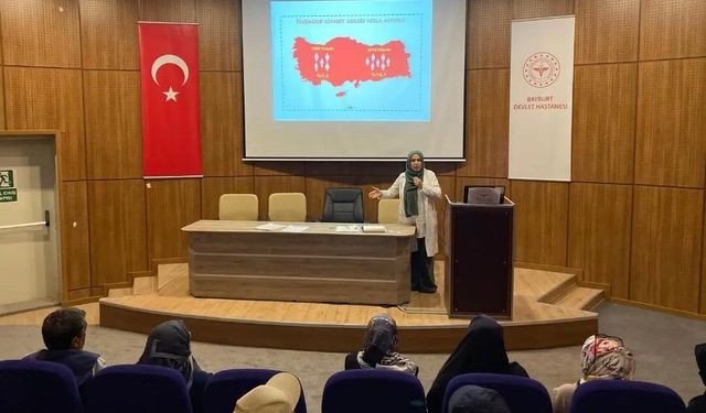 Bayburt'ta haziran ayı 'Diyabet Okulu' eğitimleri tamamlandı